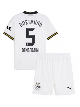 Borussia Dortmund Ramy Bensebaini #5 Dječji Rezervni Dres kompleti 2024-25 Kratak Rukavima (+ kratke hlače)